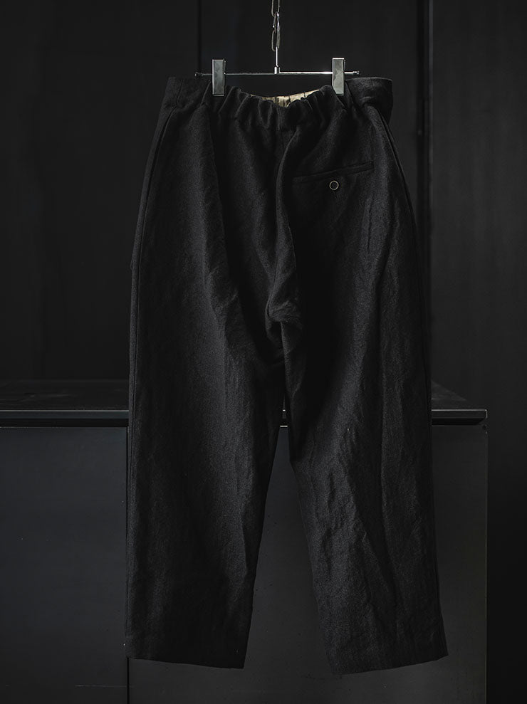 UMA WANG <br>MENS トラウザー / BLACK