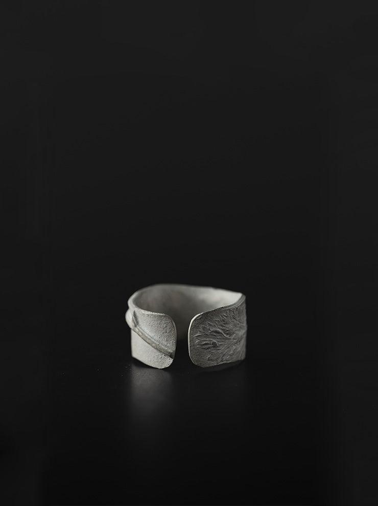 UMA WANG × DETAJ<br> HERB SILVER RING / CHERVIL / WHITE