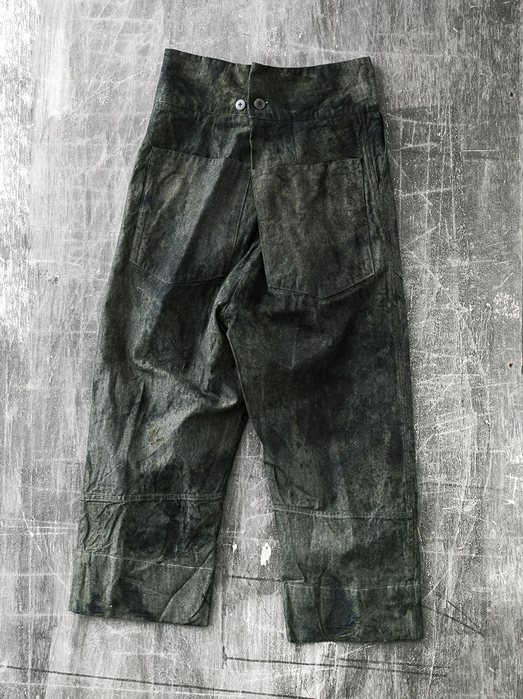 ATELIER SUPPAN <br>WOMENS pleated jeans