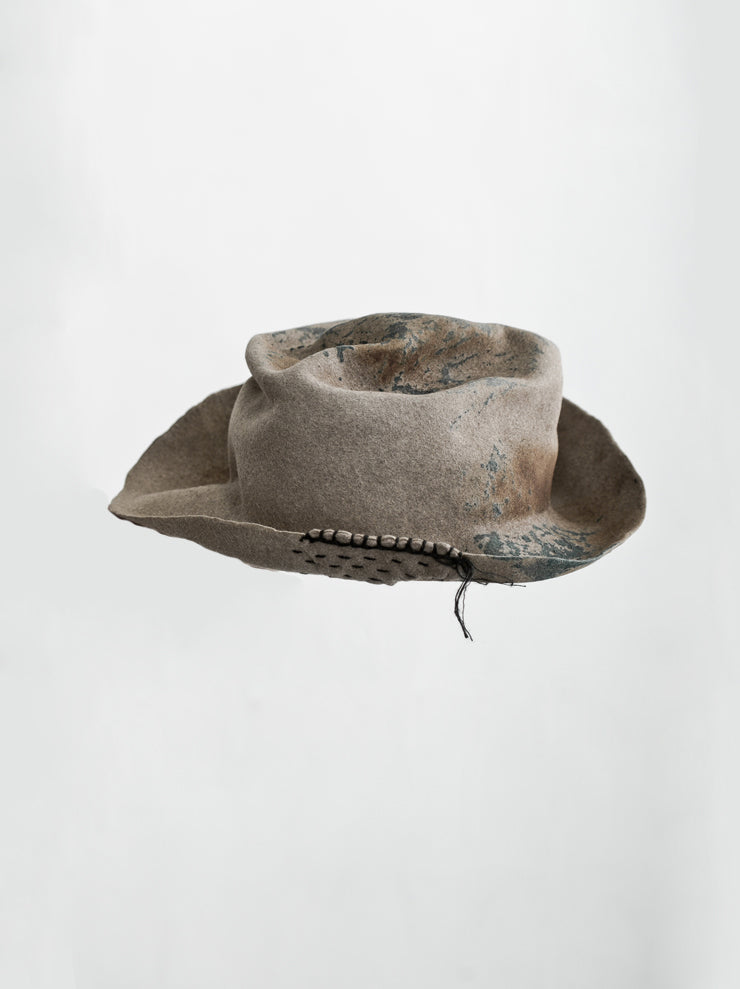 HORISAKI<br> ONE OF A KIND 32 Rabbit Fur Felt Hat