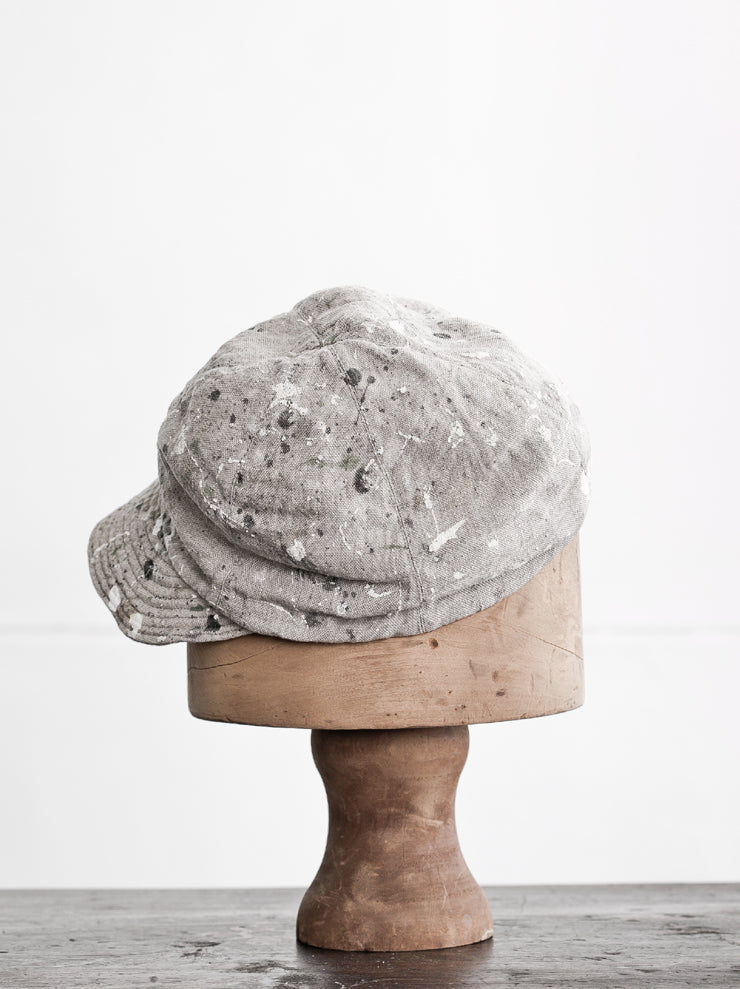 HORISAKI<br> ONE OF A KIND 50 LINEN CAP GRAY
