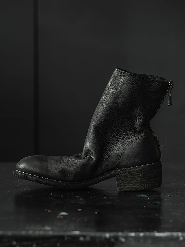 GUIDI<br>WOMENS バックジップブーツ 796 BLKT / BABY CALF FULL GRAIN