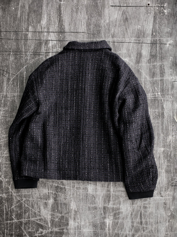 individual sentiments<br />ツイードジャケット NAVY BLACK