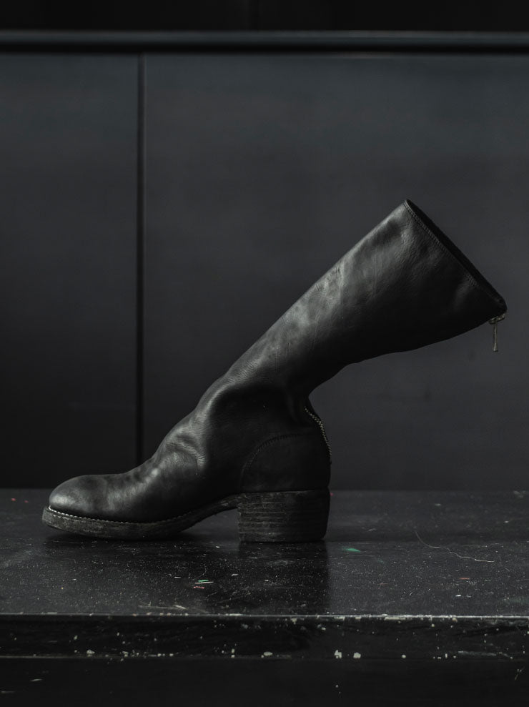 GUIDI<br>WOMENS バックジップハイブーツ 789ZX BLKT / BABY CALF FULL GRAIN