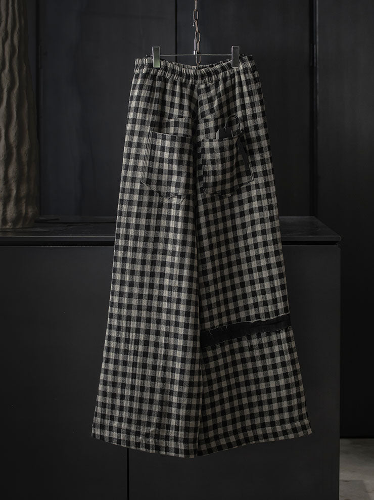 serien°umerica<br> WOMENS check trousers / CHECKED