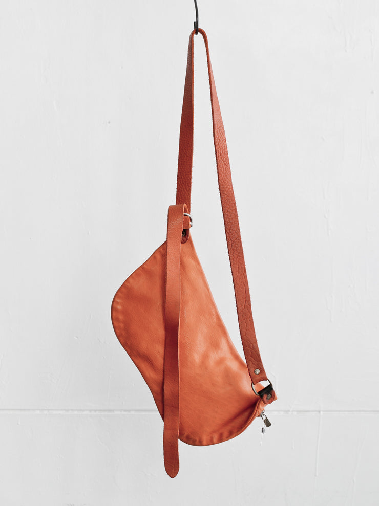 GUIDI<br> Q10 Shoulder bag ORANGE / SOFT HORSE FG CV21T
