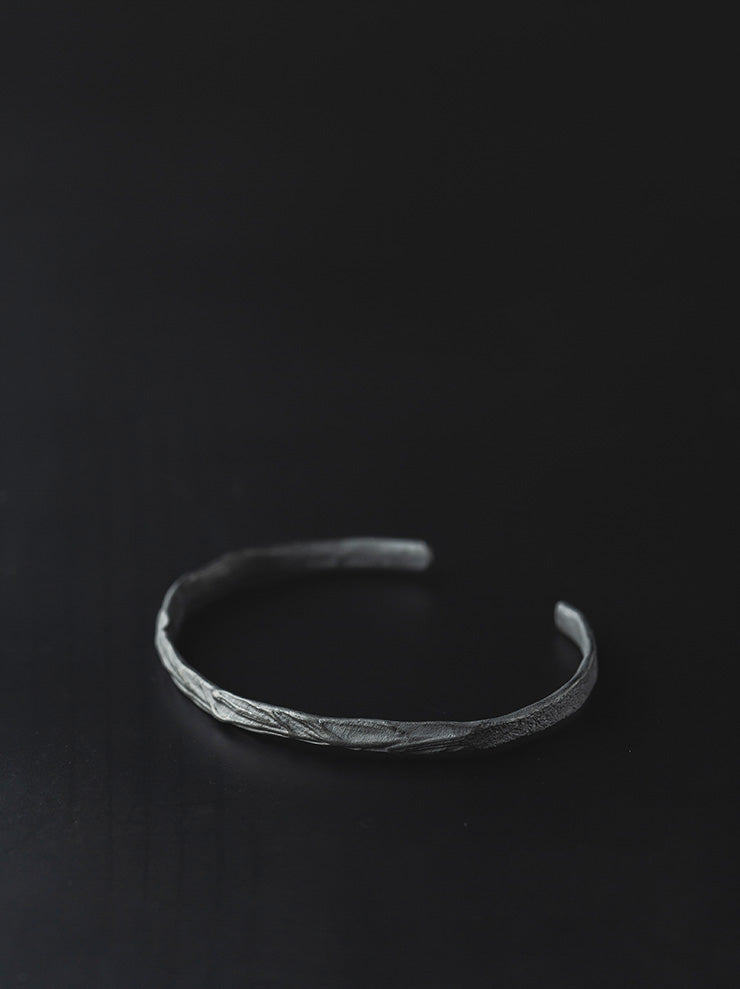 UMA WANG × DETAJ<br>HERB SILVER BRACELET / ROSEMARY / BLACK