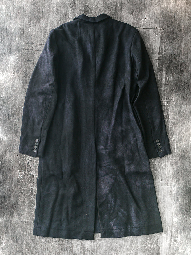 BIEK VERSTAPPEN<br> MENS wool coat NIGHT