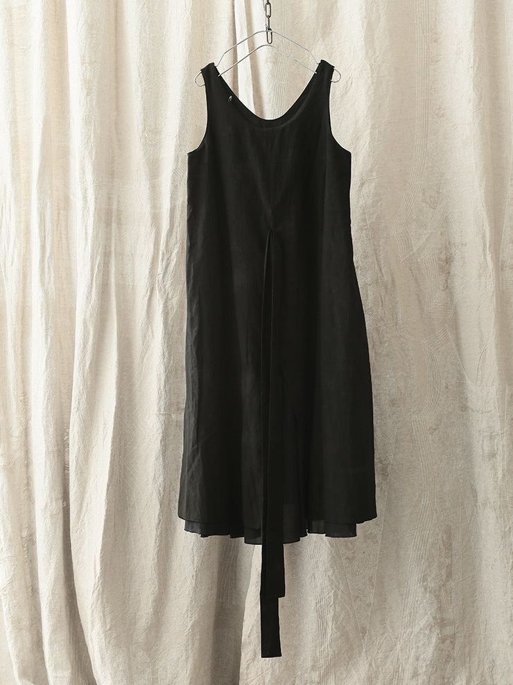 individual sentiments<br> WOMENS Layered Dress MOTTLED BLACK
