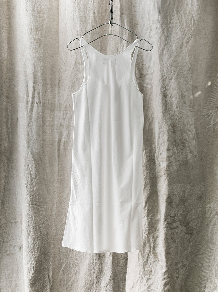 KHADI AND CO.<br> WOMENS tank dress white
