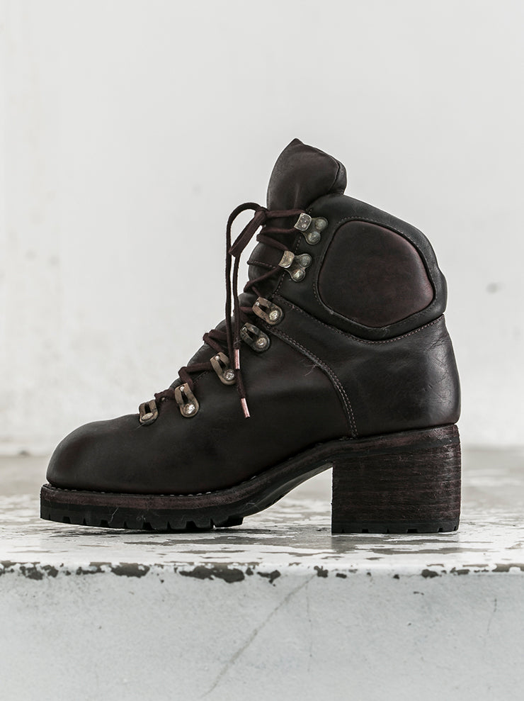 GUIDI<br />ウィメンズ ハイキングヒールブーツ R19V BORDEAUX CV23T / HORSE FG
