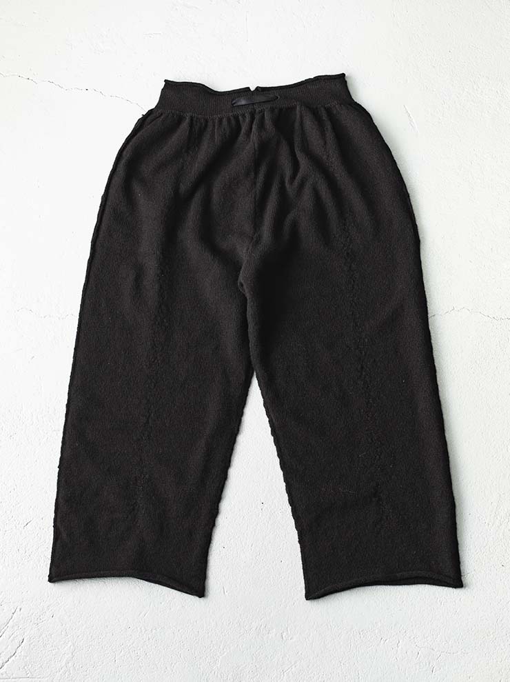 DANIEL ANDRESEN<br> Cormorant long fit trousers / BLACK