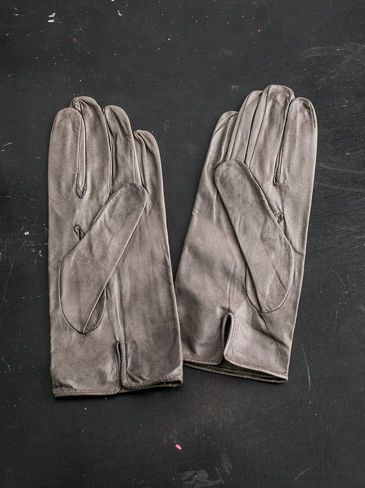 EMATYTE<br />WOMENS Kangaroo Leather Gloves / DARK GREEN