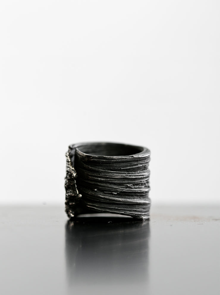 DETAJ <br>HAIR RING / BLACK