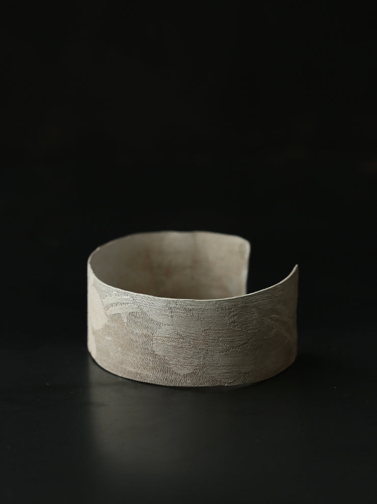 UMA WANG × DETAJ<br>TSUBAKI SILVER BRACELET / OLD WHITE