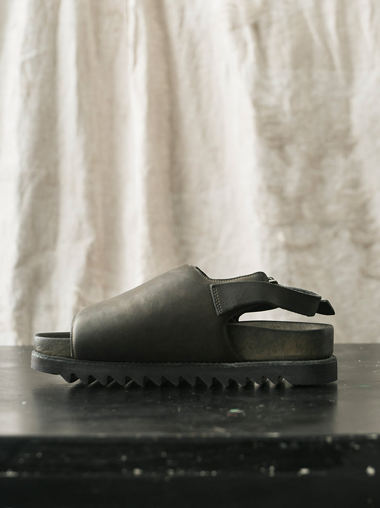 GUIDI<br> MENS Rubber Sole Sandals BRK04 CV31T / CALF FG
