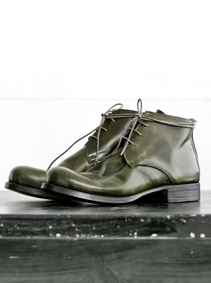 DIMISSIANOS&MILLER<br> Men's cordovan chukka boots GREEN