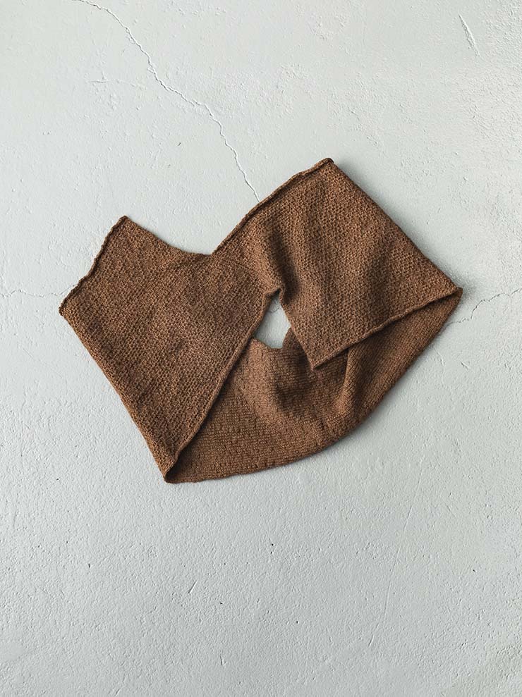 DANIEL ANDRESEN <br>Aaron チューブスカーフ / Walnut