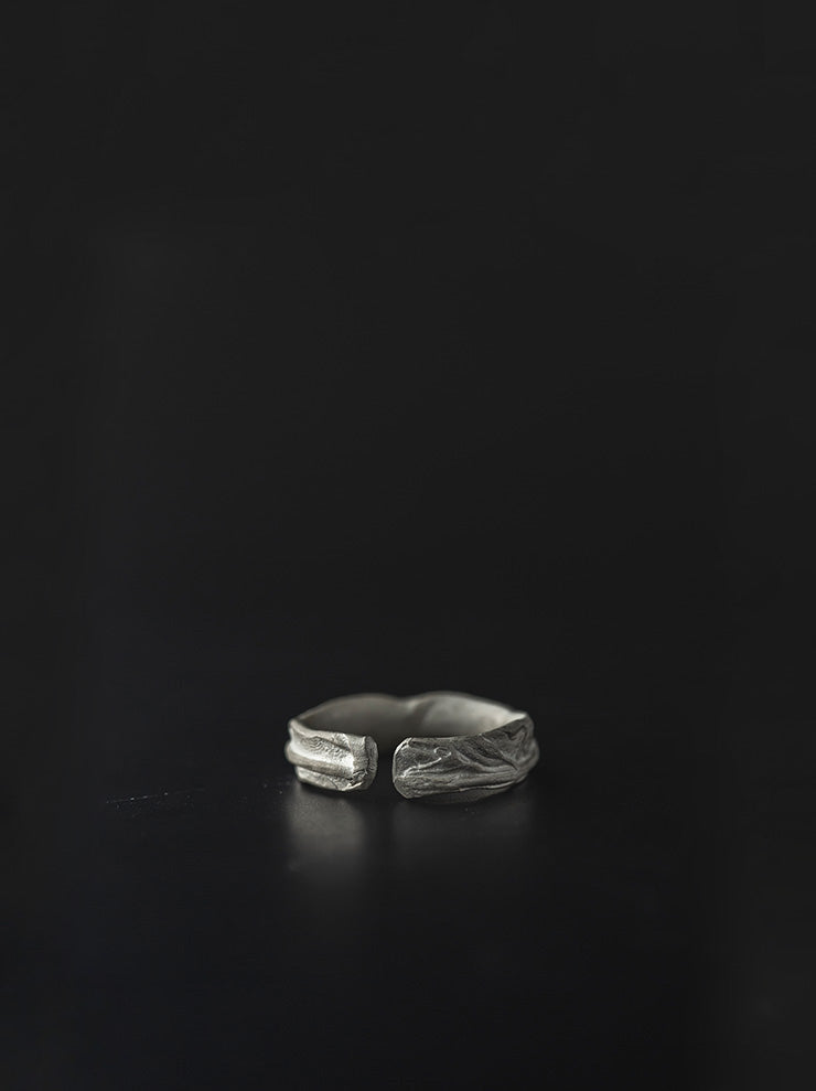 UMA WANG × DETAJ<br> HERB SILVER RING / THYME / WHITE