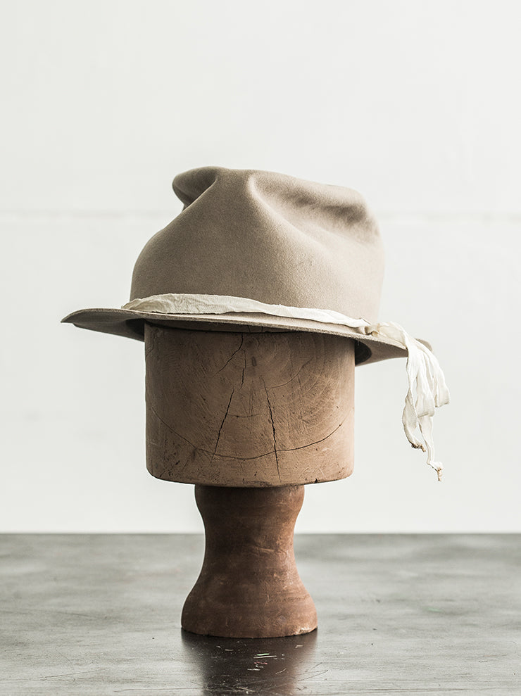 HORISAKI<br> BHDS004 Beaver fur felt hat KALK