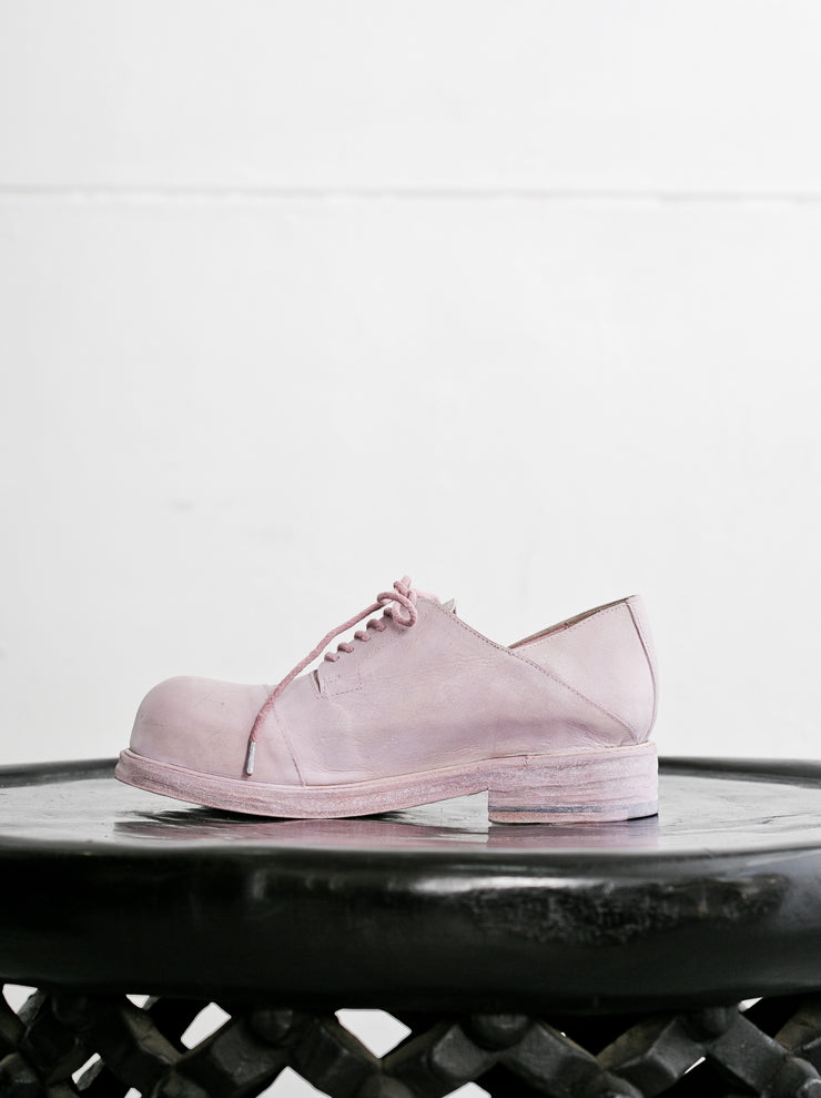 GÖRAN HORAL<br>ラウンドトゥシークレットプラットフォームダービー Pink