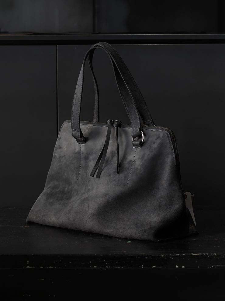 tagliovivo<br> Bowlet bag L / BLACK & SILVER