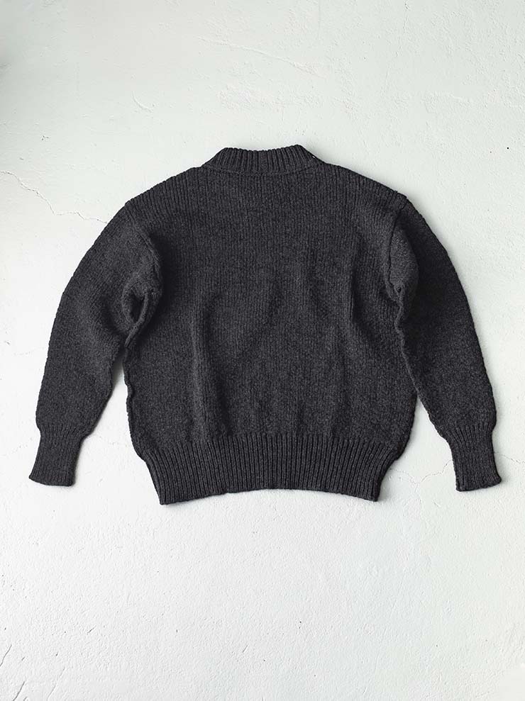 DANIEL ANDRESEN<br> Lorikeet chunky pullover / Charcoal
