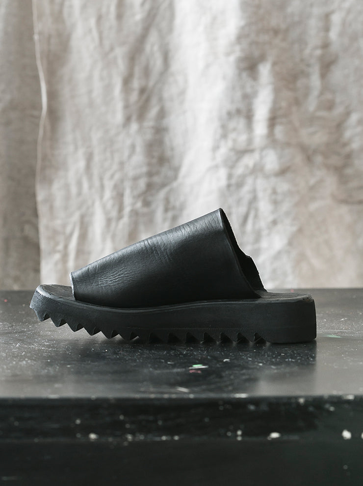 DIMISSIANOS&MILLER<br> Women's Rubber Sole Mules CALF / BLACK