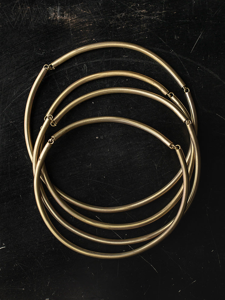UMA WANG<br> AFRICAN BRASS NECKLACE