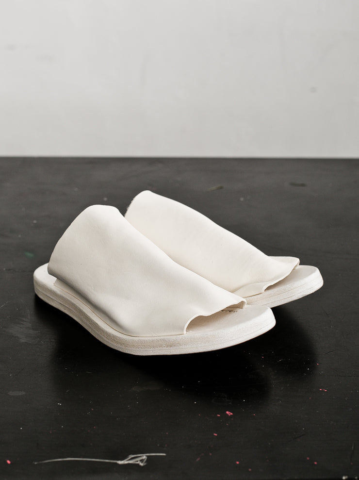 DIMISSIANOS&MILLER <br>Women's Clutter Mule Wedge Sandals WHITE