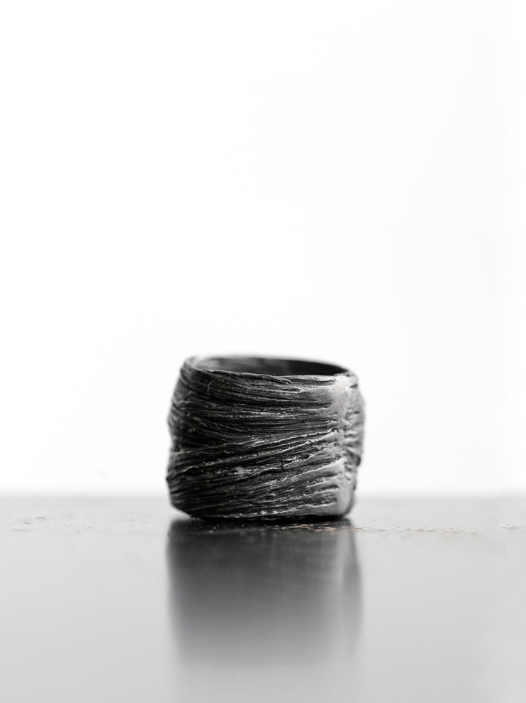 DETAJ <br>HAIR RING / BLACK