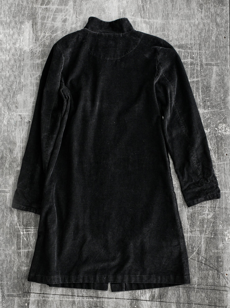HORISAKI<br>ユニセックスコーデュロイコート BLACK