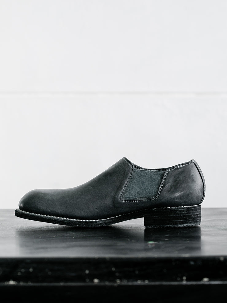 GUIDI<br> Men's slip-on shoes 990E GRAY CO11T / HORSE FG