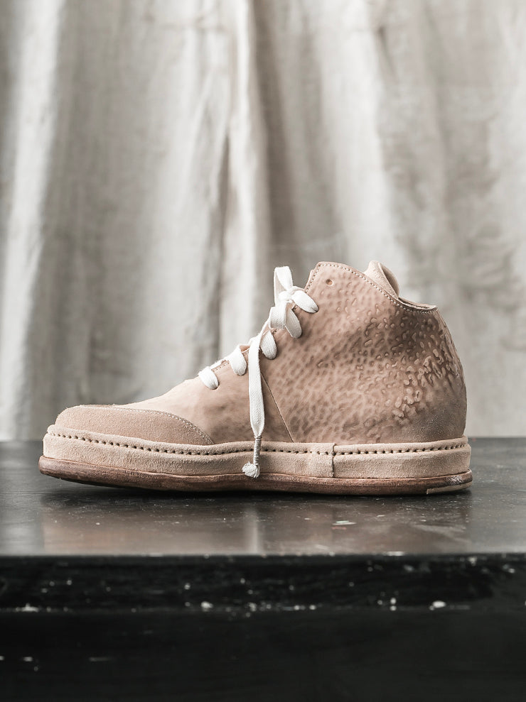 SEYE<br> MENS Classic high-cut leather shoes / NATURAL