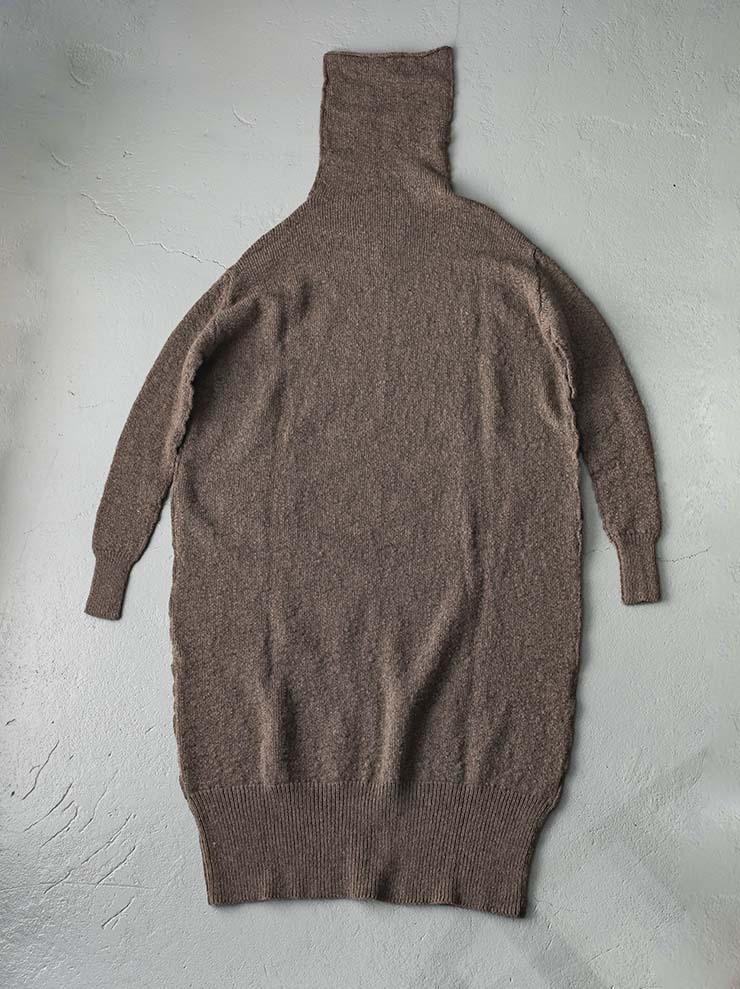 DANIEL ANDRESEN<br> Condor long turtle dress / Desert