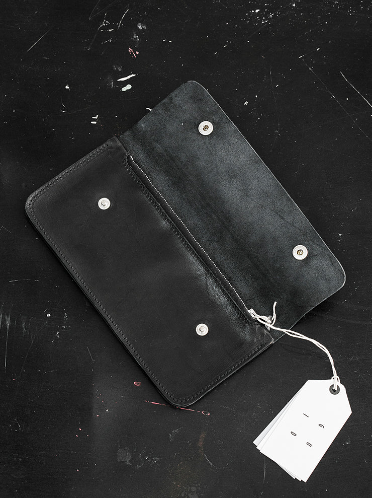 GUIDI<br> Large wallet WT03 BLKT / PRESSED KANGAROO