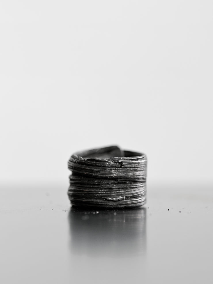 DETAJ <br>HAIR RING / BLACK