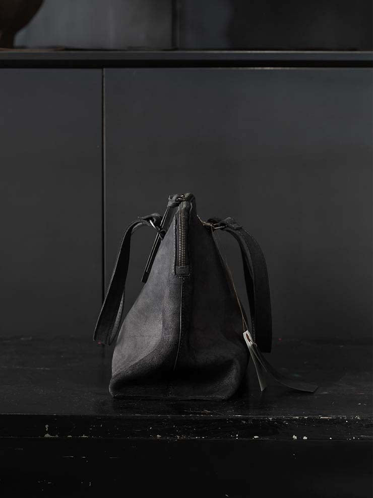 tagliovivo<br> Bowlet bag L / BLACK & SILVER