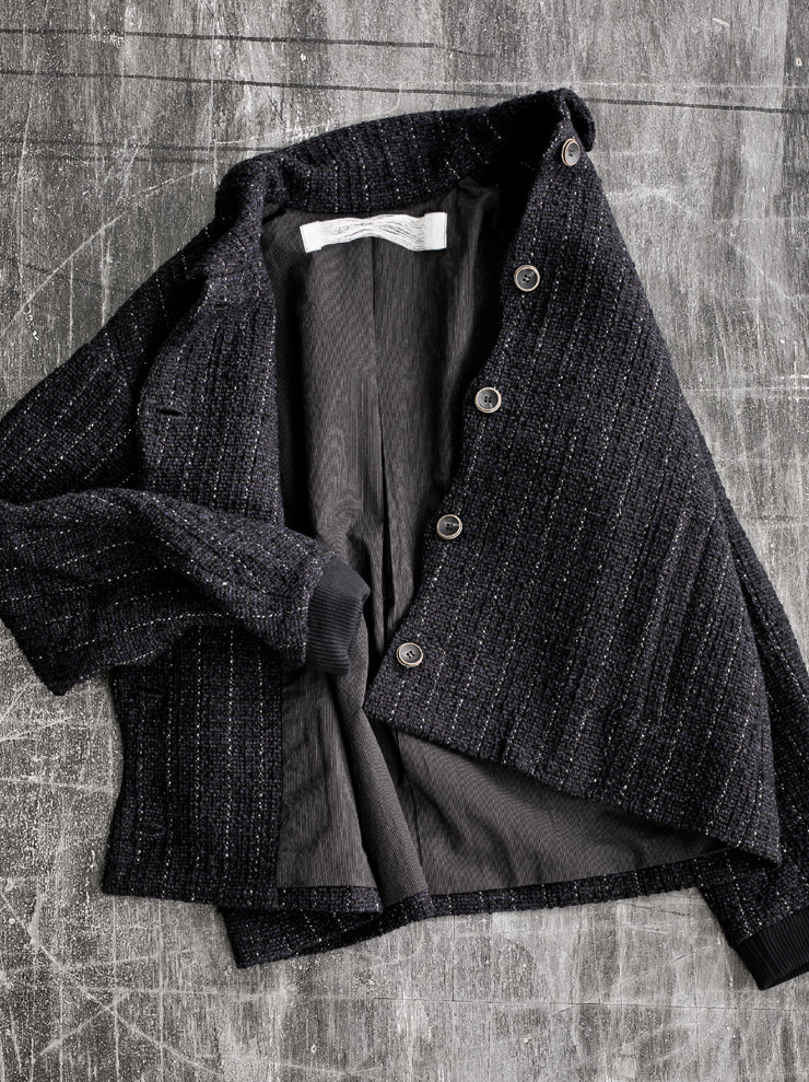 individual sentiments<br />ツイードジャケット NAVY BLACK