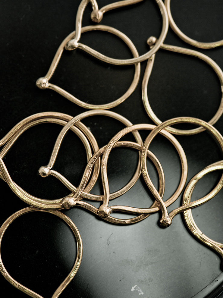 DETAJ <br>SEED GOLD PLATING ON SILVER RING / RE-SEED-G