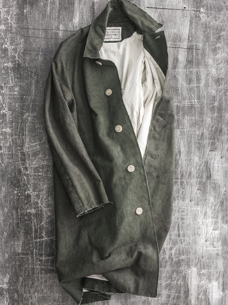 By Walid<br />メンズナディムコート MILITARY / military canvas cotton / SIZE L