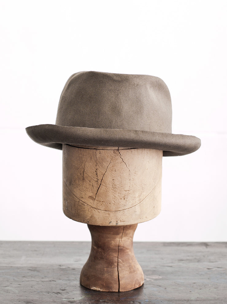 HORISAKI<br> BHHLF005EB Beaver Fur Felt Easy Barn Hat TAUPE