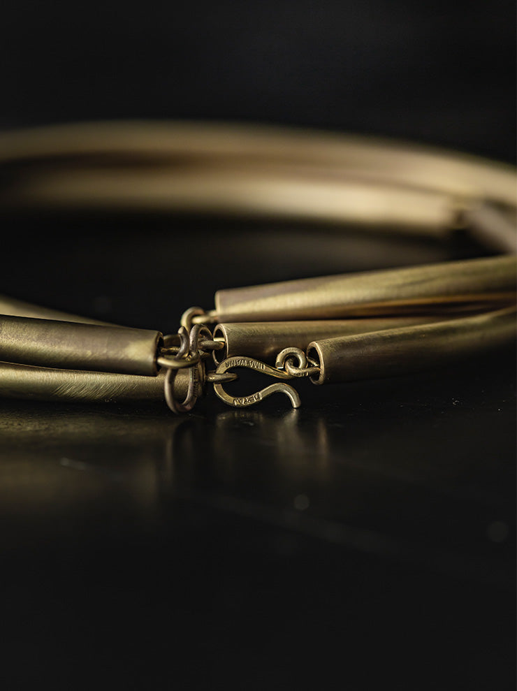 UMA WANG<br> AFRICAN BRASS NECKLACE