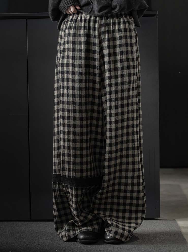 serien°umerica<br>WOMENS チェックトラウザー / CHECKED