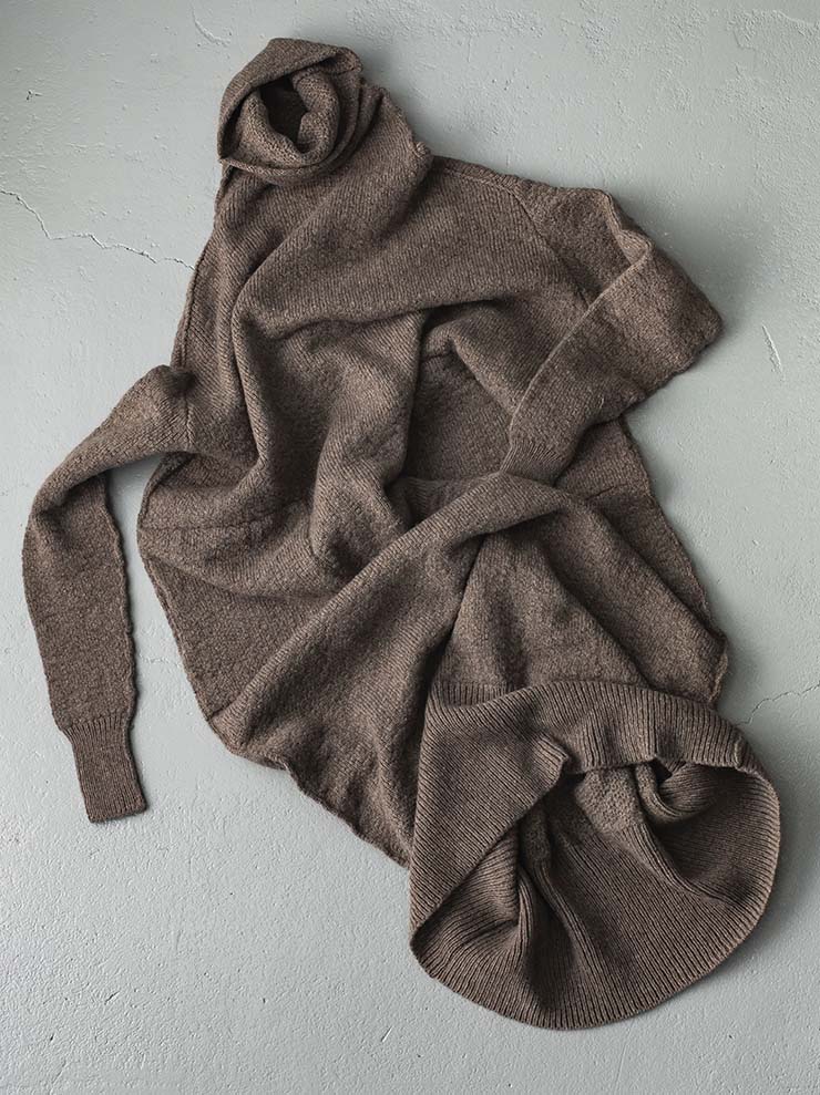 DANIEL ANDRESEN<br> Condor long turtle dress / Desert