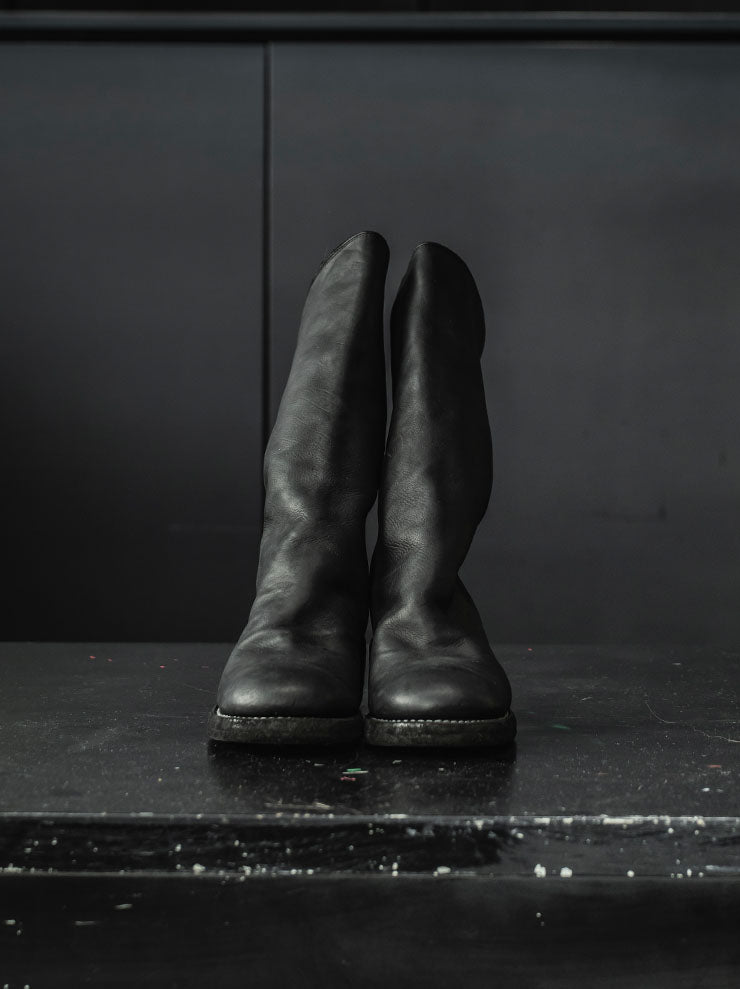 GUIDI<br>WOMENS バックジップハイブーツ 789ZX BLKT / BABY CALF FULL GRAIN