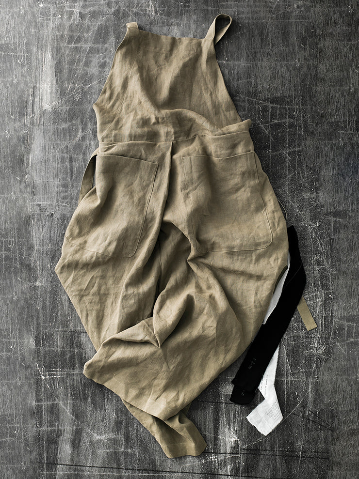 ATELIER SUPPAN<br> WOMENS linen overalls