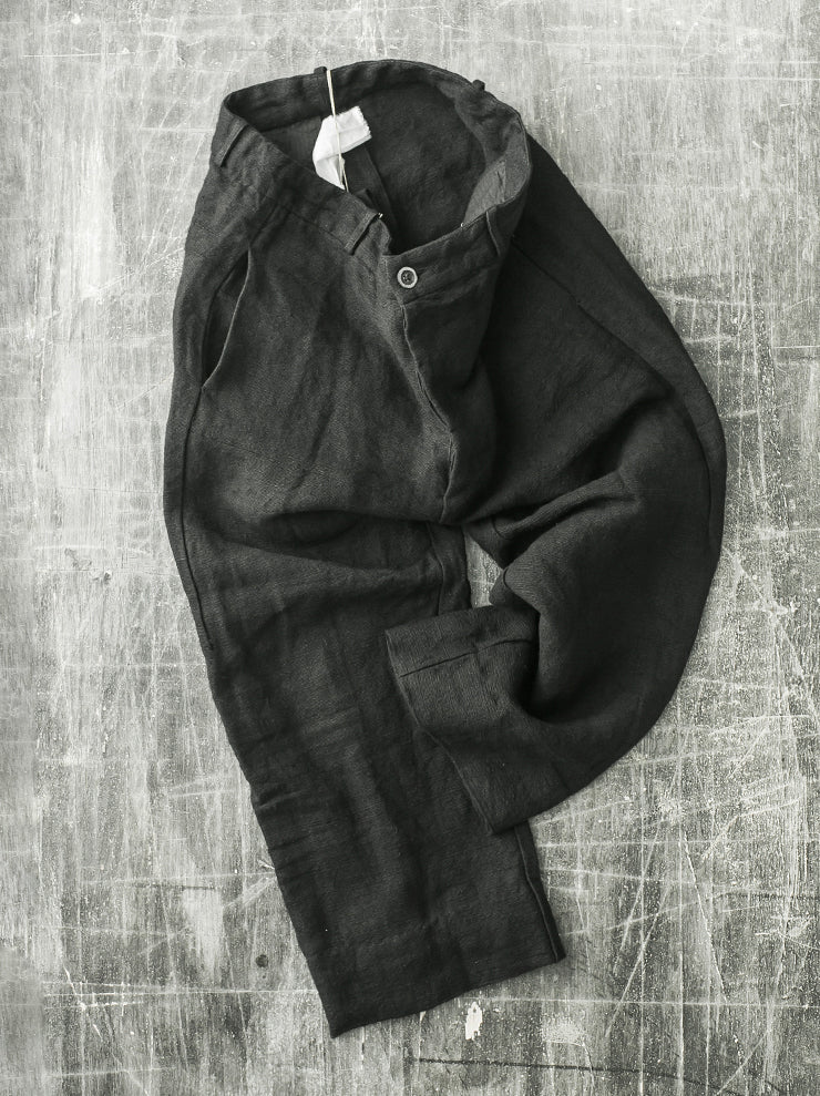 ATELIER SUPPAN<br> MENS handwoven trousers