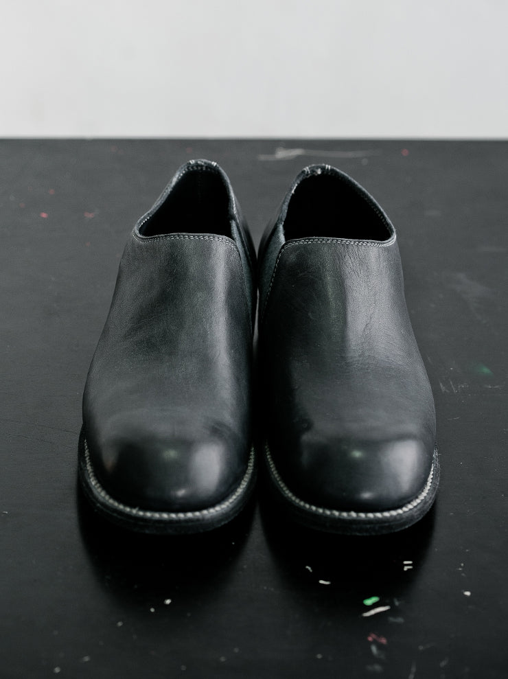 GUIDI<br> Men's slip-on shoes 990E GRAY CO11T / HORSE FG