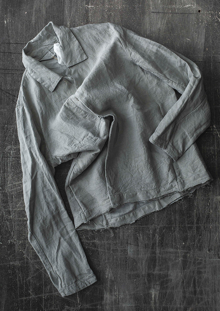 ATELIER SUPPAN<br> MENS low-cut hemp jacket
